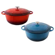 Pyrolux Pyrochef Round French Oven 20cm - Ocean Blue