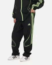 [ADIDAS] Adidas Teamgeist Adicolor Track Pants Black/green - Size M M Black/Green