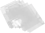 YARNOW 10 Sheets Trading Card Holder Card Binder Pages Durable Sleeves Transparent Design for Collectors and