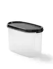 Tupperware Modular Mate Oval #2 Black Seal Pantry Storage Container NEW