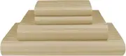 Luxor Linen Dreamfields 1000TC Ultra Soft Microfibre Sheet Set (Flat Sheet, Fitted Sheet, Two Pillowcases), Linen, King