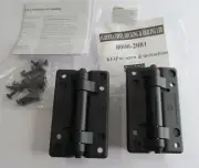 D&D Technologies 8000-2081 KF3P KwikFit Polymer Gate Hinge Set (Pair) Black