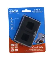 Gepe Card Safe (Onyx) - For CompactFlash, MMC/SD,MemoryStick, SmartMedia