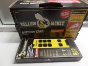 Yellow Jacket 100 ft. 12/3-Gauge Premium Outdoor HD Extension Cord W/ 8 OUTLET