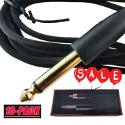 10pcs RCA Tattoo Clip Cord 6ft Silicone Cable Machine Gun Power Supply Connector