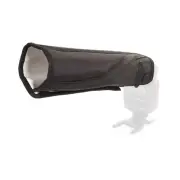 Foldable Speedlight Reflector Snoot Sealed Flash Diffuser For DSLR Canon Nikon F
