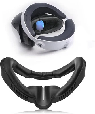 VR Face Pad for PSVR2 Black Compatible with PS5, Game Console Operating Syste