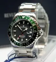 Revue Thommen Diver (300m) Gmt Automatic Ref. 17572.2134 Black/Green Ungetr