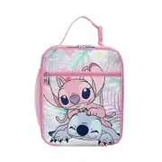 Lilo & Stitch Cartoon Lunch Bag Kids Girls Boys School Office Snack Food Box Picnic Storage Pack -NMAOV A