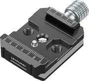 Leaplumin Aluminium Arca Swiss Type Clamp with 3/8” & 1/4” Screw,Quick Release Plate Arca QR Clamp for DJI Ronin S/SC