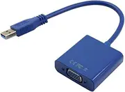 KOMBIUDA USB 3.0 to VGA Adapter for Monitor External Video Converter Cable Color