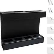 Xinhuju Acrylic Straw Holder - Wall-Mounted Clear Straw Storage, Kitchen Organizer | Practical Chopstick Rack for Efficient Home Organization, Hotel, Restaurant, and Bar Utensil Storage Solutions
