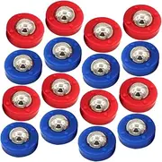 HONMEET Enhanced Shuffleboard Experience 32pcs Mini Rollers Set and Curling Balls for Tabletop Games