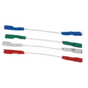 4Pcs 7N headshell wires OFC turntable leads phono cartridge cables replacement H