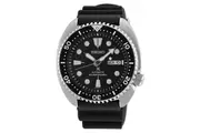 Seiko SRPE93K1 Prospex Turtle Automatic Diver's Men's Watch Silver Black