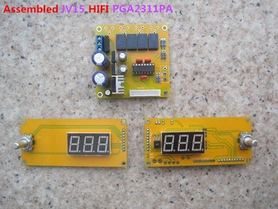 Assembled JV15 HIFI PGA2311PA remote volume board with dual display