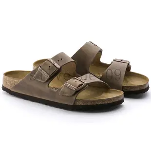 勃肯 Birkenstock Arizona 勃肯拖鞋 男女拖鞋涼鞋 經典二條拖鞋 卡其灰