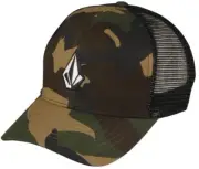 Volcom Hat Full Stone Cheese Snapback Cap Camoflage Camo Meshback Adjustable NWT