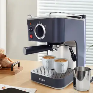 【優柏EUPA】15bar 半自動義式高壓咖啡機 TSK-1818(幫浦式) 高壓蒸汽 可打奶泡 TSK1819A新款