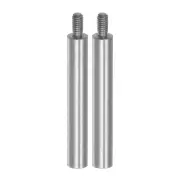 2pcs Dial Digital Indicator Extension Stem Rod 4.5mm Dia M2.5 Thread HSS 70mm
