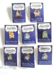 Walt Disney Masterpieces Snow White & the Seven Dwarfs Tac Pin Set **New**