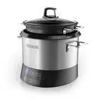 Black + Decker - 6 Function Multi-Cooker / Rice Cooker Stainless Steel