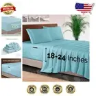 Luxury King 4-Piece Microfiber Bed Sheet Set - 1500 Thread Count, Baby Blue