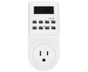 Timer Switch Plug Intelligent Programmable Outlet Timer Socket for Electrical Appliance(TST01US Plug 110V)