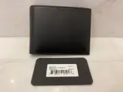 NEW Tumi DELTA 100% Napa Leather Double Billfold Wallet - BLACK