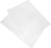 WEKADRIN 2Pcs Wall Mounted File Organizer Bag Hanging Storage Pouch for Documents Magazines Posters Lightweight Easy to Install for Home Office School Use