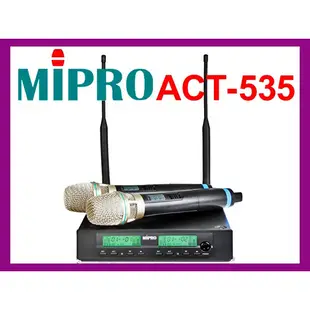 【通好影音館】MIPRO嘉強 ACT-535 專業無線麥克風 UHF可調頻 112頻道