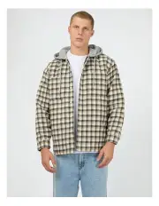 [St Goliath] Rigger Hooded Shirt in Multi