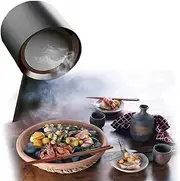[CAJOLI] Mini Desktop Range Hood, Home Handheld Portable Hot Pot Barbecue Range Hood, 3.5m³/min Strong Suction, Household Range Hood