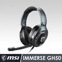 在飛比找PChome24h購物優惠-MSI IMMERSE GH50 電競耳機