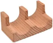 Mellisso Wood Sushi Tacos Holder Taco Stand Serving Rack Divider Taco Rack Tray Plates for Home Restaurant Dining Party B