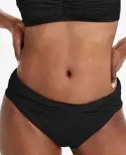 Bleu Rod Beattie Women's Hipster Black Bikini Bottoms Swimwear Size 6