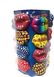 WOM Bpop Kiss Tower Lollipop, 15 g x 24