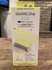 Dashing Diva - SUMMER Limited Ed. Glaze LED Semi-Cure Gel Mani/Pedi GZK17 LIMONE