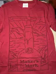 Makers Mark T Shirt free shipping USA Adult Small