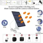 Solar Panel Charge with USB Power Cable for Eufy Arlo Essential Spotlight Camera