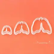 Lungs Polymer Clay Cutter Set (style 1)