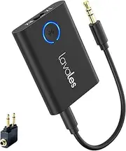 Bluetooth 5.3 Adapter TV Transmitter,2 in 1 Bluetooth Audio Transmitter Receiver,aptX Low Latency,Bluetooth Splitter for Airplanes/Speakers/Gyms/Mobile Phone/Tablets etc.