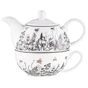 Ashdene Queen Bee Tea For One Coffee/Herbal Drink Teapot/Teacup Set w/ Infuser