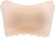 [Cubicbee] Women's Fabulous One Strapless Plus Size Bra with Hidden Push Up Bra, Extended Buckle and Shoulder Strap