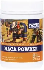 Power Super Foods Maca Powder Tub Certified Organic 350g