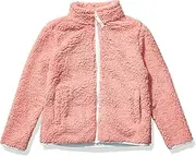 [Amazon Essentials] Girl's Polar Fleece Lined Sherpa Full-Zip Jacket