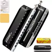 Updated FORERUNNER 2.0 without Valves Chromatic Harmonica 12-Hole 48 Tones B Key