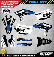 Full Custom Graphics Kit STRENGTH STYLE Yamaha WRF 250 2003 2004 decals stickers