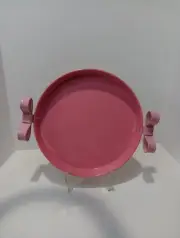 4 Yes 4 Target Bullseye's Playground Valentine Pink Serving Dresser Tray Bow '25