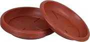MERRYHAPY Heavy Duty Flower Pot Chassis Drainage Holes Flower Pot Base Tray Plastic Circular Planter Stand for Succulent Saucer
